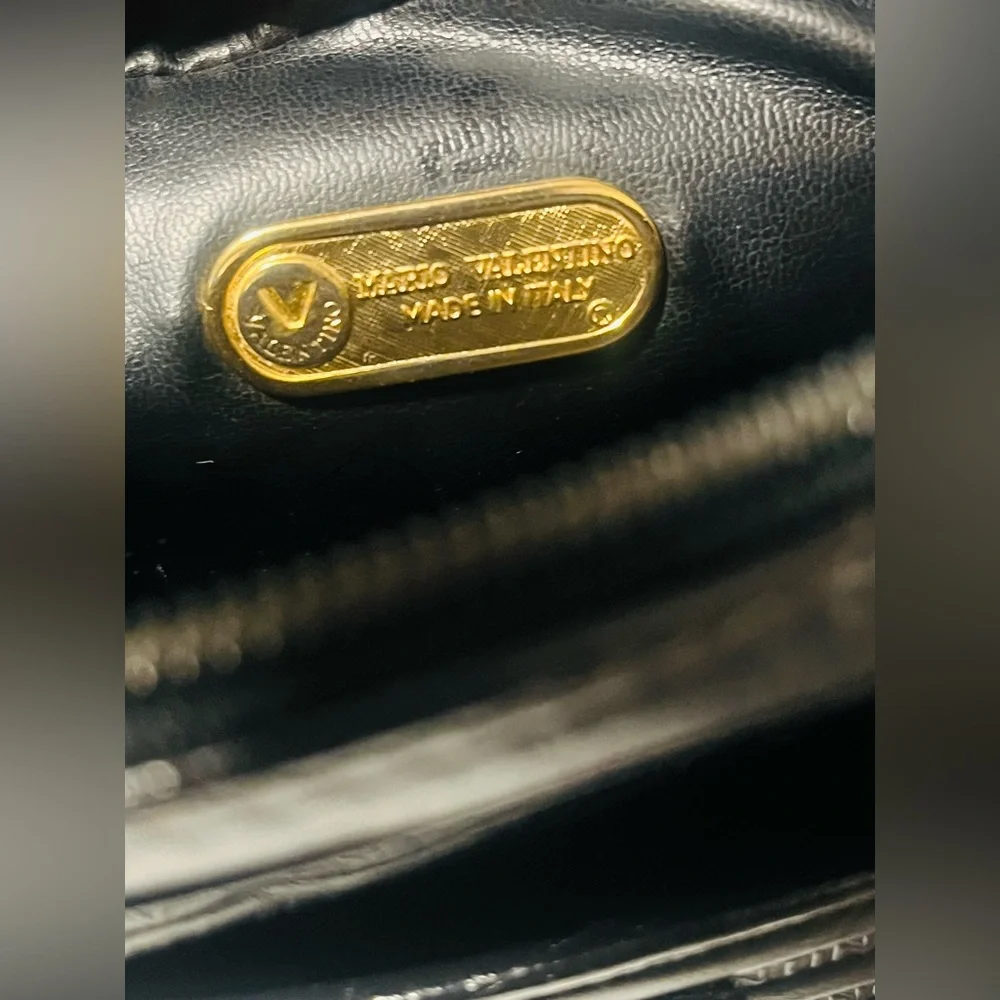 Mario Valentino Monogram Black Clutch - Picture 10 of 15